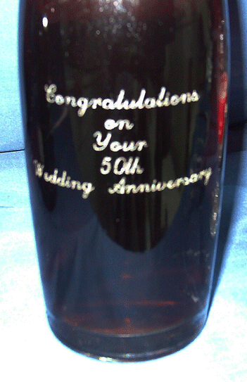 Celebrate your special occasions and keep the bottle as a memento
