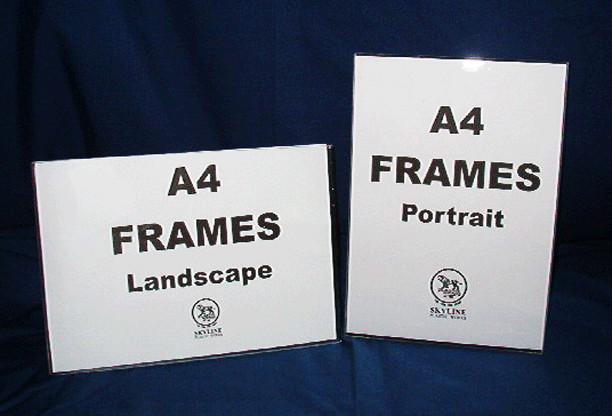 The same frame in both horizontal and vertical positions