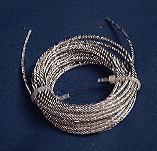 The Steel Cable has a diameter of 2mm