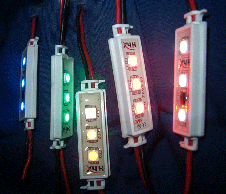 Our LED Modules comes in 6 coloursan find transparent clear cubesin nine different sizes