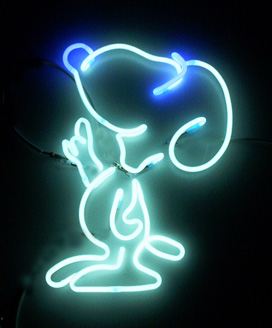 Snoopy in Neon, You can do the same with your favourite character