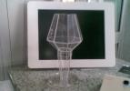 The small model of the wine glass